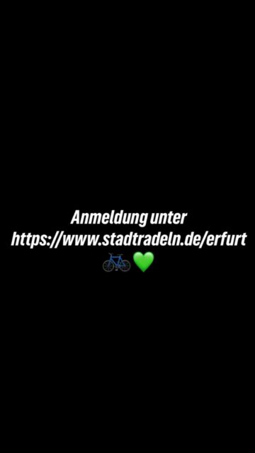 Stadtradeln - So meldest du dich an 🚲👉🏼

Komm in die Gruppe 💚
#erfurt #grüneerfurt #grünbewegt #stadtradeln #stadtradelnerfurt
