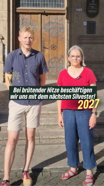 Diese Woche wird im Erfurter Stadtrat über die Zukunft von Silvester in unserer Altstadt entschieden. 🎆➡️✨

#erfurt #grüneerfurt #böllerfrei #erfurtböllerfrei #altstadtböllerfrei