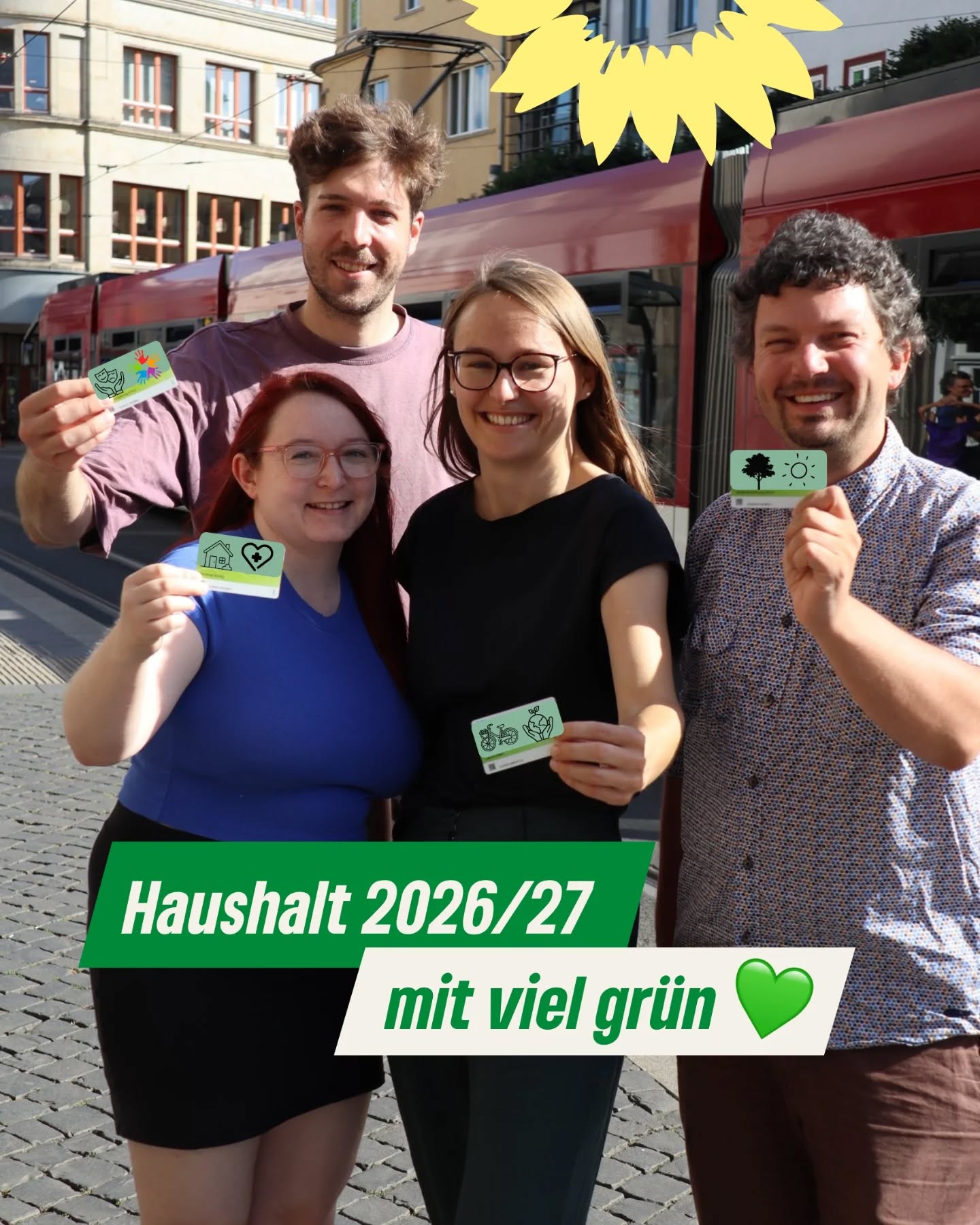 Wer wissen möchte, was wir im Doppelhaushalt 2026 & 2027 reinverhandeln konnten, findet nun auf unserer Webseite eine praktische Übersicht. 👉 Link in Bio!
#Klima #Soziales #Kultur sind nur ein paar Bereiche, in denen wir Verbesserungen erwirken konnten.🌳🪁💚
