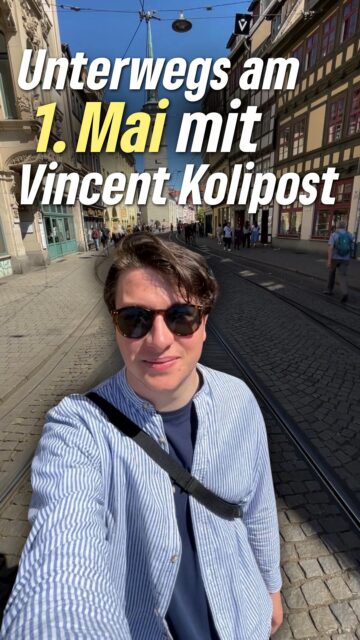 Unser Kreissprecher @vincent_kolipost hat euch am 1.Mai mit durch Erfurt genommen💚🚲

Dabei stand zuerst unser Stand zum Arbeiterkampftag auf dem Anger an. Dann ging es zum Sport-, Familien- und Fahrradfest auf dem Domplatz, welches sich bereits zum 5. mal jährte. Ein großes Dankeschön richtet sich dafür an die mehr als 30 Vereine sowie dem Stadtsportbund und der Kulturdirektion für die Organisation der Veranstaltung.

#erstermai #arbeiterkampftag #radfahren #radsport #grüneerfurt