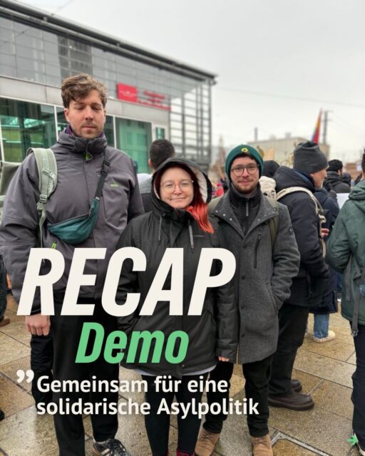 Gemeinsam laut für eine solidarische Asylpolitik. Niemand ist illegal. 📢🗣️
Letzte Woche waren wir auf der Demo: „Gemeinsam für eine solidarische Asylpolitik“. Wir stehen zusammen gegen Ausgrenzung und Entrechtung. Für eine Asylpolitik, die Menschen schützt statt sie zu bestrafen. Für Teilhabe, Würde und echte Solidarität. Unsere Stimmen sind laut – und wir werden nicht leiser, bis Gerechtigkeit Realität wird.

#asyl #asylpolitik #demo #demoday #erfurt