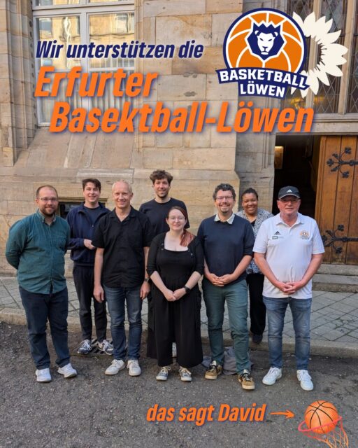 Starke Entscheidungen für ein starkes Erfurt! 🏙️🏀

Wir haben im Werkausschuss den Weg für den Löwenpark geebnet:
🦁 Halle überlassen
📑 Erbpacht & Fördermittel ermöglicht
🤝 Begegnungsort für Kinder & Jugendliche geschaffen

So entsteht aus einer leerstehenden Halle ein Ort, der unsere Stadt bewegt. 💙🧡

#erfurt #erfurterlöwen #baskteballlöwen #grüneerfurt #basketballerfurt